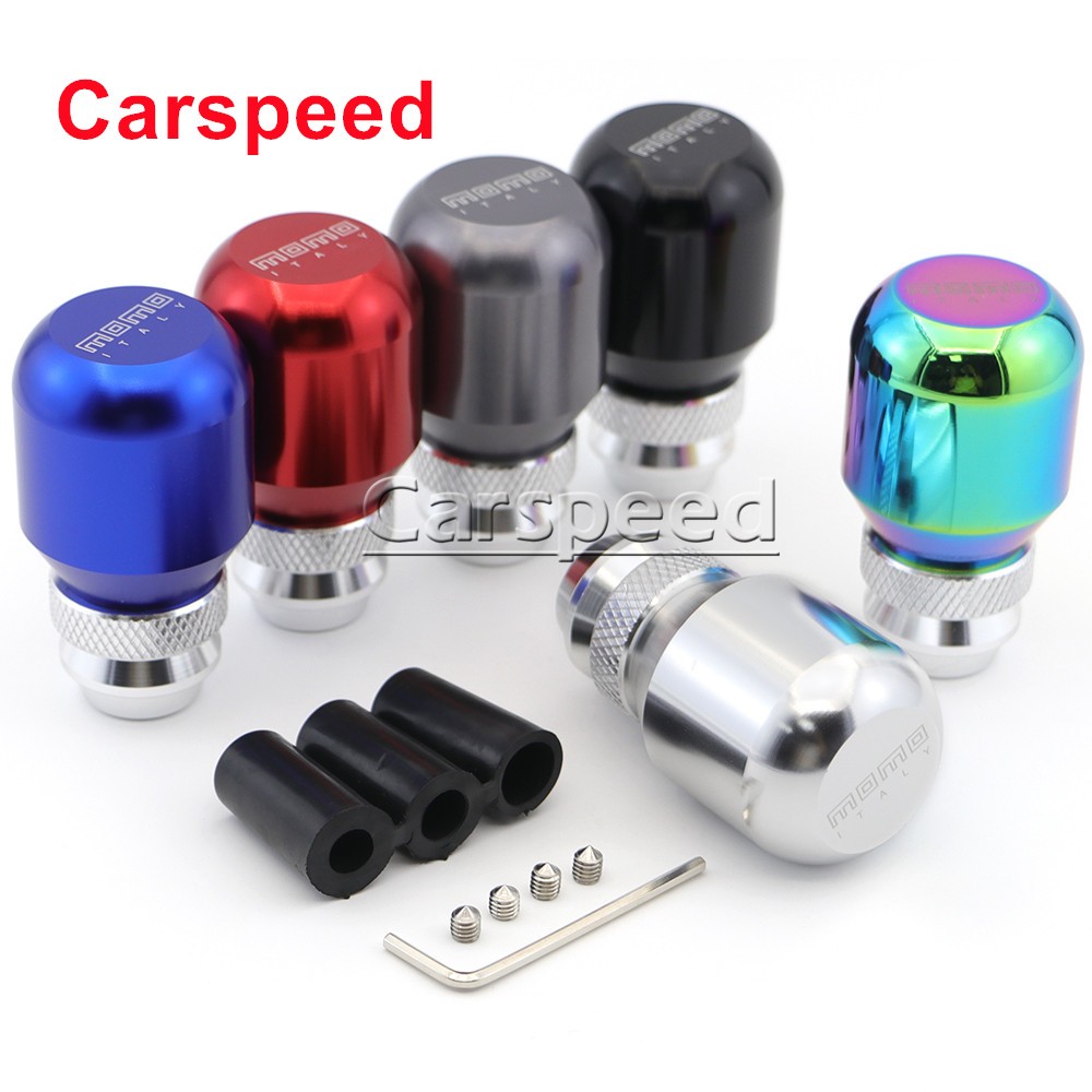 MOMO Manopla De Mudança De Marcha Universal Para Carro , Alavanca De Câmbio Manual , Comprimento Ajustável Retrátil , Cabeça De Engrenagem De Liga De Alumínio em Oferta na Shopee