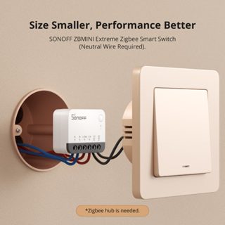SONOFF ZBMINIR2 Extremo Zigbee Interruptor Inteligente Desanexar Relé Externo Controle Remoto via eWeLink Suporte ZBBridge-U Gateway em Oferta na Shopee