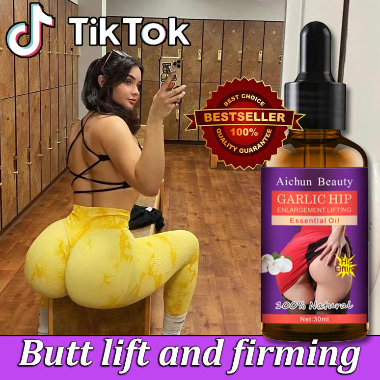 30ml De Óleo Para Aumento De Bunda De Alho Aumentar Os Quadris , Levantar As Nádegas , Massagem/Apertar A Pele/Elasticid