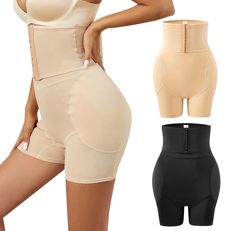 Cueca Feminina de Cintura Alta com Enchimento para Levantar o Bumbum e Realçar os Quadris