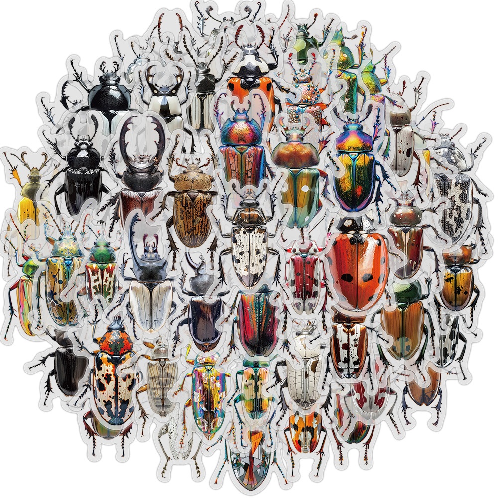 [Adesivo Grande] 50 Peças Adesivos De Insetos De Besouros Para Animais De Estimação Notebooks Papelaria Kscraft Scrapbook Suprimentos Material De Scrapbooking Brinquedo Infantil em Oferta na Shopee