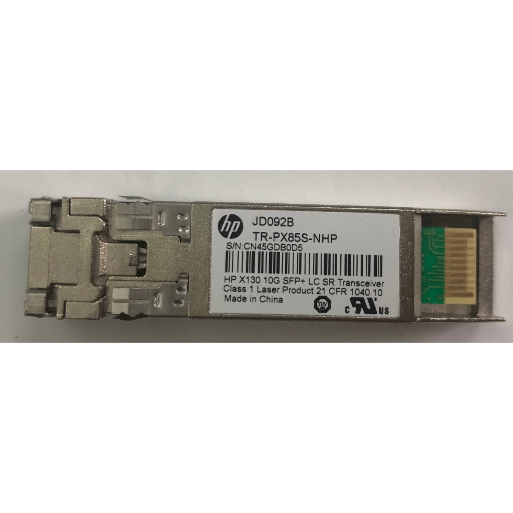 Módulo Transceptor HPE JD092B X130 10G Sfp + LC SR 850nm 300m MMF XCVR