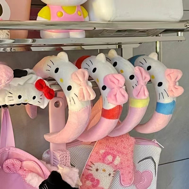 KT Orelhas Tiaras Menina Mulheres Bonito Pelúcia Macia Hairbands Anime Acessórios Para Cabelo Festa Infantil