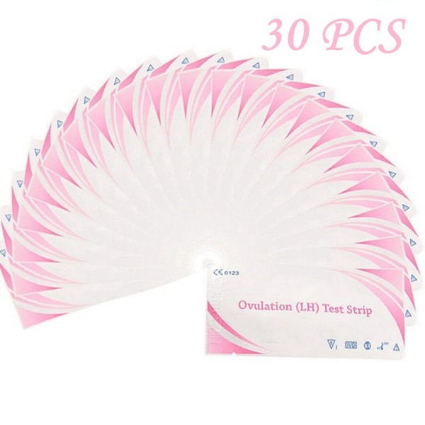 30 Pcs LH Tira De Teste De Ovulação Privada Urina Preditor De Fertilidade em Oferta na Shopee