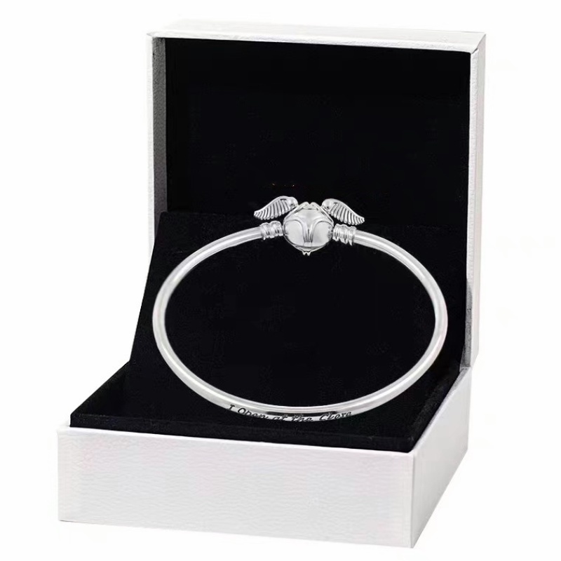 Alta Qualidade 100% S925 Harry Potter Sterling Silver Bracelet Pulseira de Prata Sterling Presente Unisexo Jóias