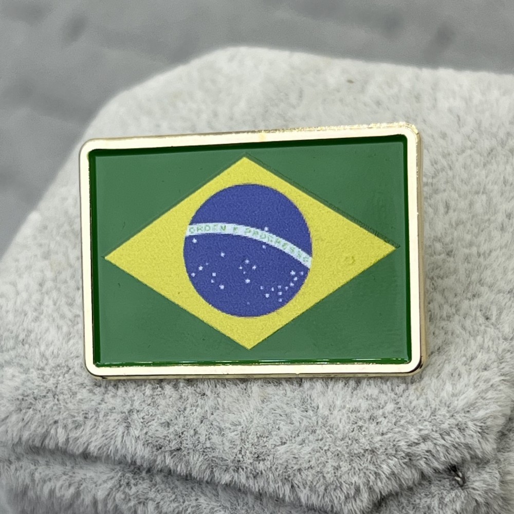 Acessórios De Moda Bandeira Brasil Lapela Pino Broche Tamanho 30MM em Oferta na Shopee