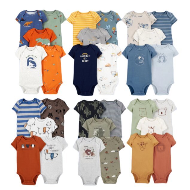 Lucky baby body bebê menino / kit body bebe 5 Color /roupa de bebê menino