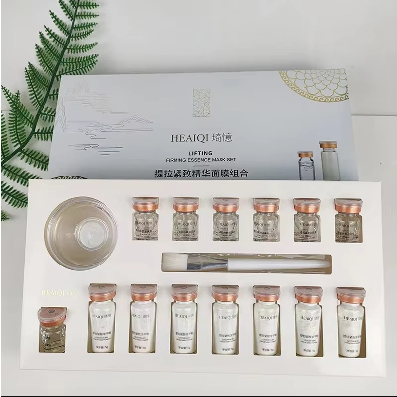 Coreano Colágeno Ácido Hialurônico Máscara Facial Reparação Endurecimento Levantamento Mel...