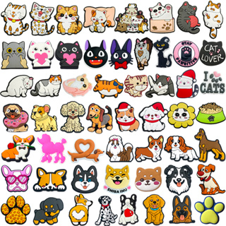 53 Estilos Bonitos Gatos E Cães Tênis Encantos Sandálias Pingente Botão Original Sapato Tamanco Pinos Presentes Para Ami em Oferta na Shopee