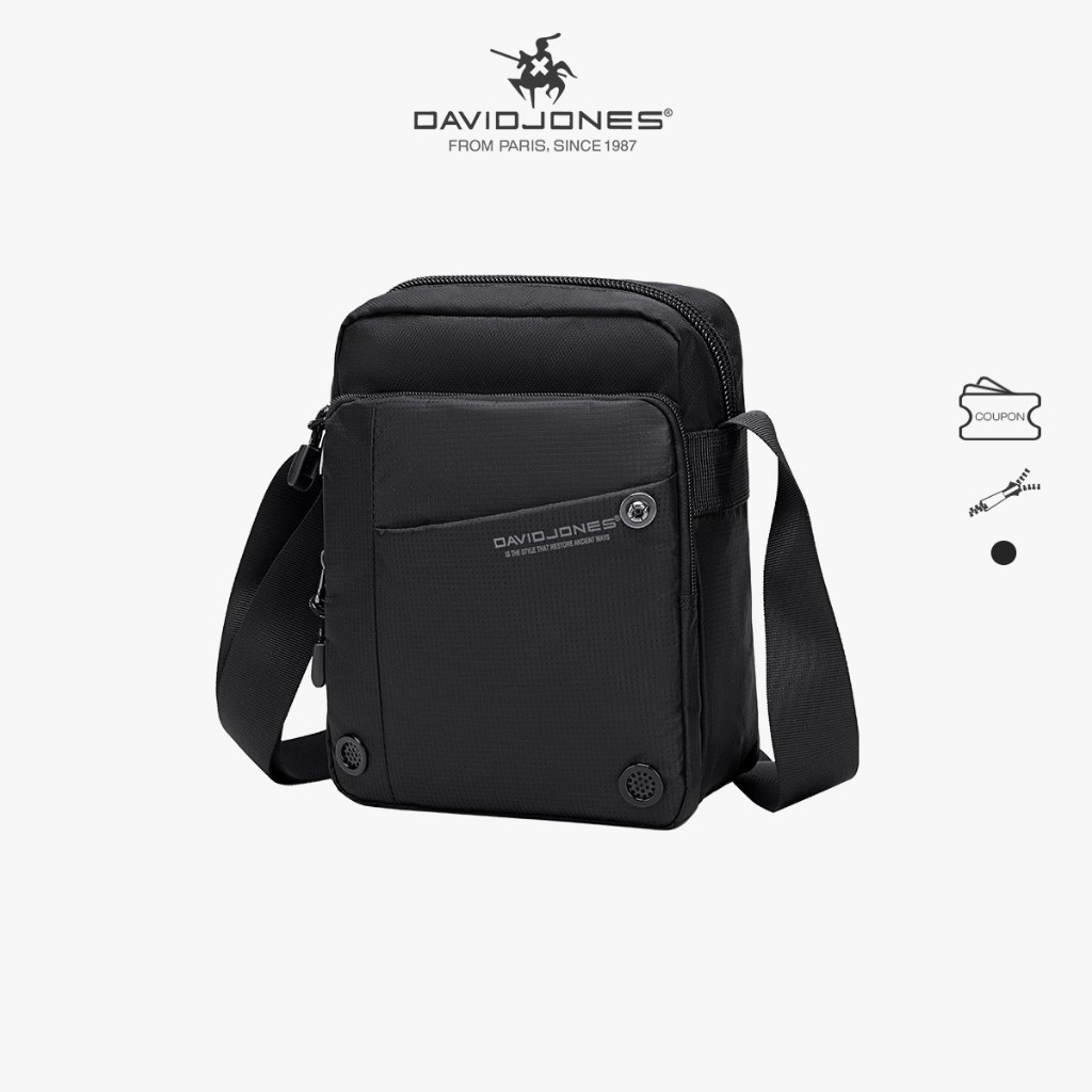 David jones Paris Bolsa crossbody Masculina De Poliéster Leve De Alta Qualidade em Oferta na Shopee