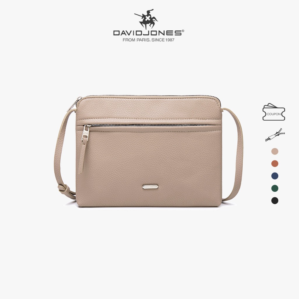 David Jones Feminina  Couro do falso Zip Bolsas de Ombro Bolsas de Mão - Women Bags