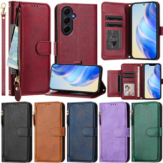 Capa Com Zíper Para Samsung Galaxy A56 A36 A55 5G A54 5G A53 A73 A72 5G M35 M15 F15 M55 C55 M54 M34 M14 M53 M33 M52 5G A em Oferta na Shopee