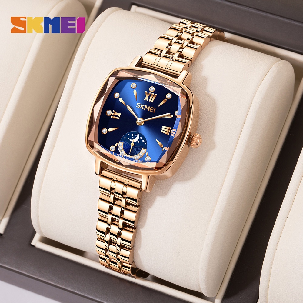 SKMEI Moda Feminina Relógio De Negócios Feminino Quartzo Impermeável Temperamento