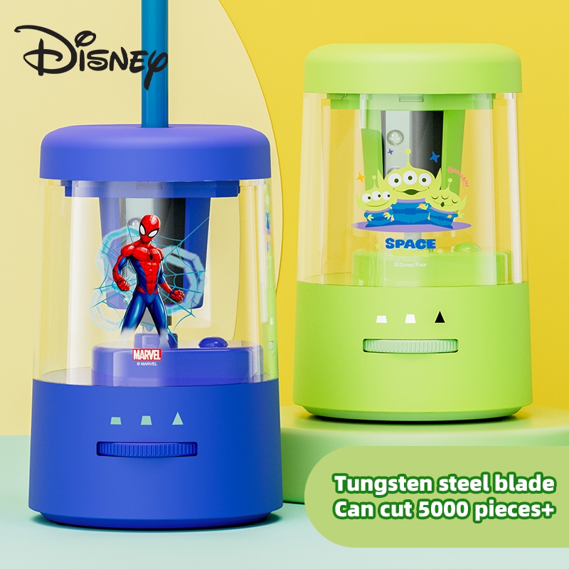 Apontador de Lápis Automático Disney Bonito - Apontador Elétrico de Lápis