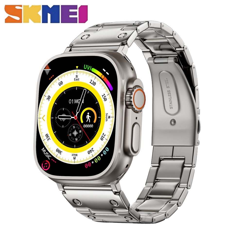 Conexão Bluetooth De Smartwatch Relógio Inteligente SKMEI BZ88U , IP67 , Tela TFT De 2.02 Polegadas , Mais De 100 Modos Esportivos , À Prova D'água , Unissex - Watches