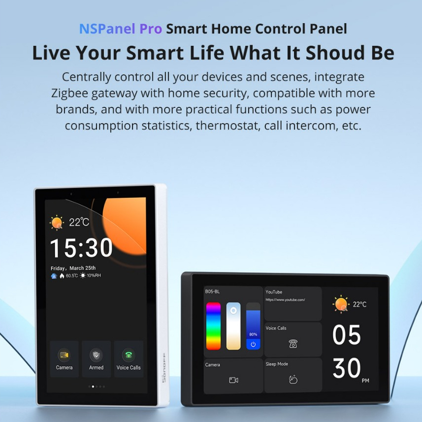 Sonoff NSPanel Pro 120 Tipo Painel De Controle De Casa Inteligente Zigbee 3.0 Protocolo Smart Thermost Consumo De Energia Módulo De Interruptor DIY Suporta Todos Os Dispositivos em Oferta na Shopee
