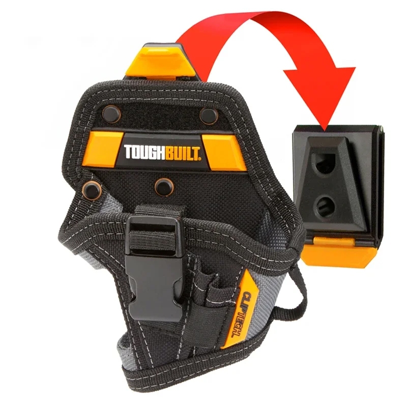 Conjunto Único TOUGHBUILT TB-CT-20-S Broca Coldre Cinto Bolsa De Armazenamento Para Eletricista Com Hub ClipTech