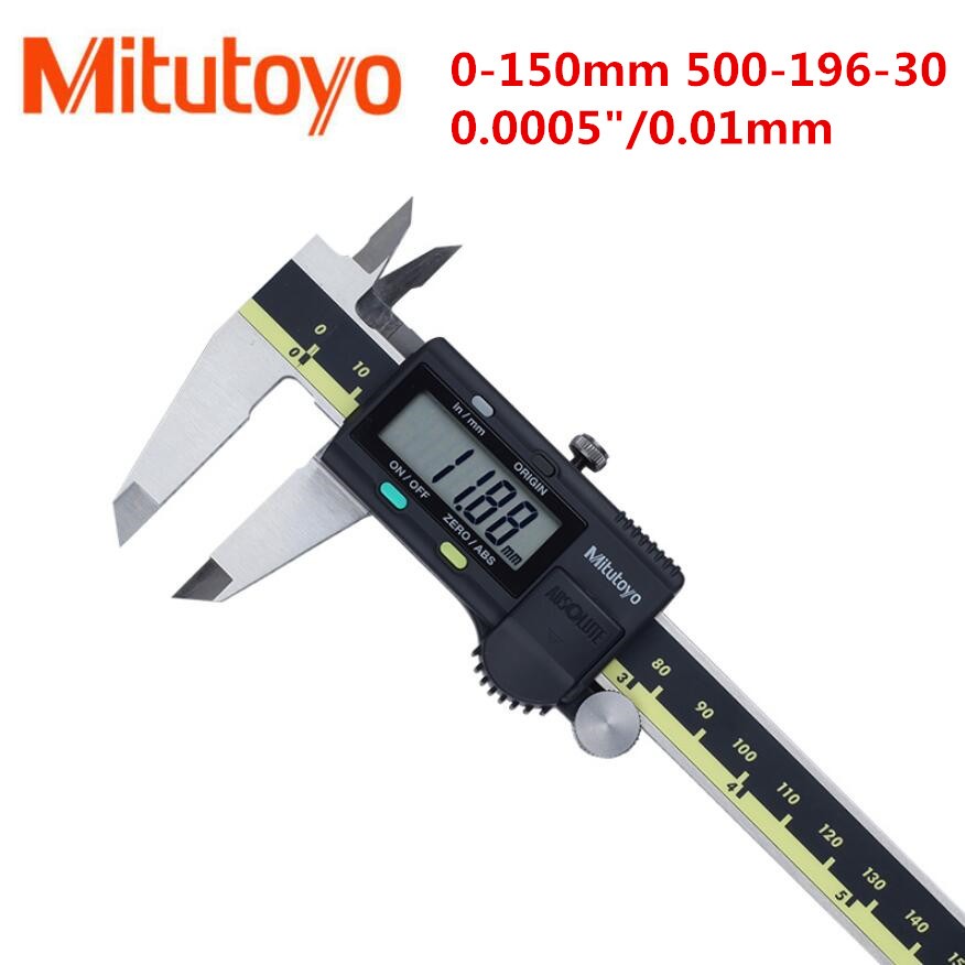 Paquímetro Mitsubishi Mitutoyo display digital Eletrônico Medidor De Profundidade Preciso 0.01 Mm 150