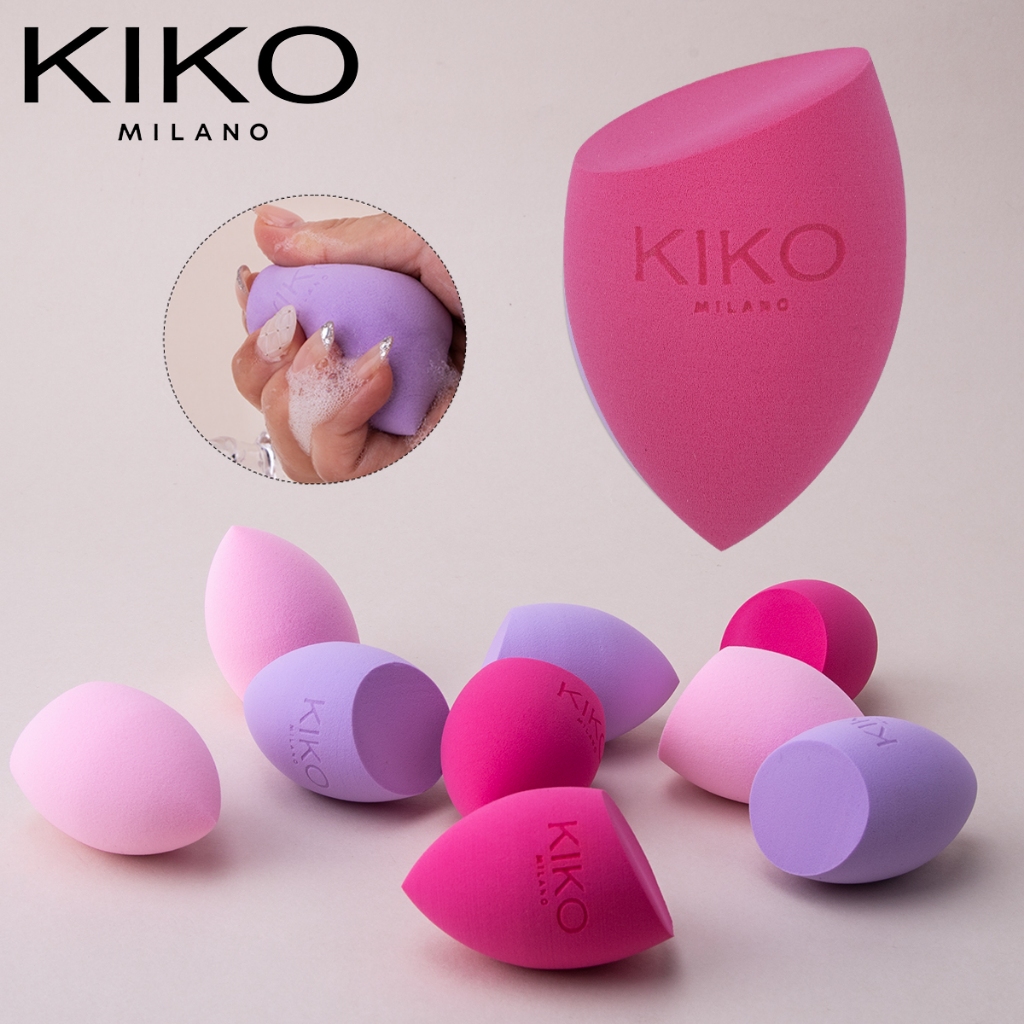 KIKO MILANO esponja maquiagem inclinação  Aplicação Suave para Base Líquida e Cremosa em Oferta na Shopee