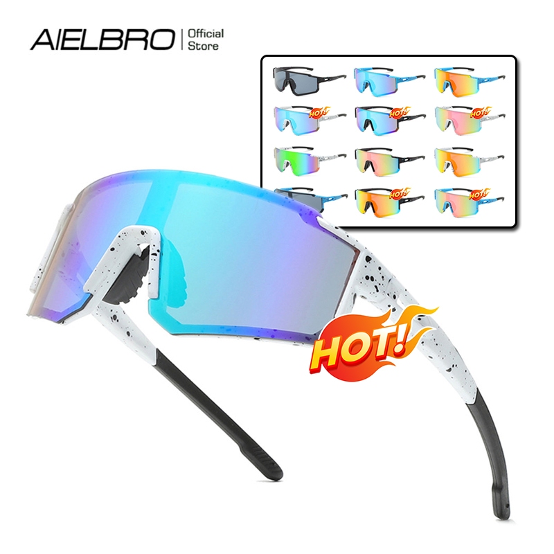 AIELBRO 2024 Óculos De Sol De Verão Esportes UV400 Para Ciclismo Ao Ar Livre Acessórios Bike Shades