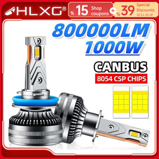 Garantia de três anos H11 H7 H4 Faróis Canbus LED H3 H8 H1 HB3 HB4 9005 9006 9012 HIR2 H9 6500K Lâmpada De Carro em Oferta na Shopee