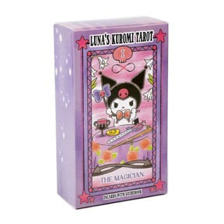 Conjunto De Tarô Kuromi , 78 Peças , Cartas Da Moda Fofa De Desenho Animado Mesa De Jogos De Grupo Para Festas , Reconhe