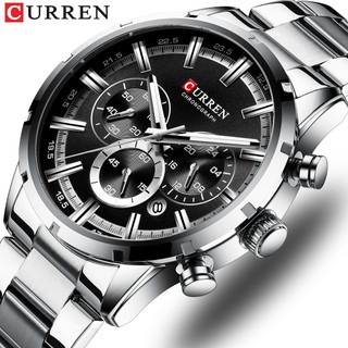 Curren Relógio Masculino De Quartzo À Prova D