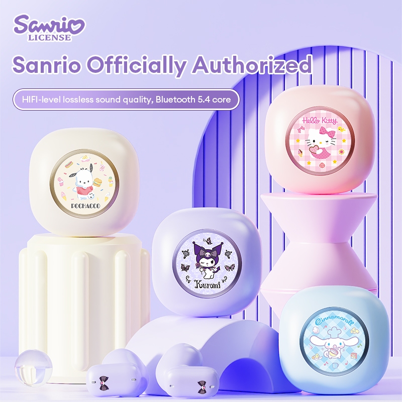 Sanrio BL62 Fones De Ouvido Sem Fio Bluetooth ENC Redução De Ruído Bateria Grande em Oferta na Shopee