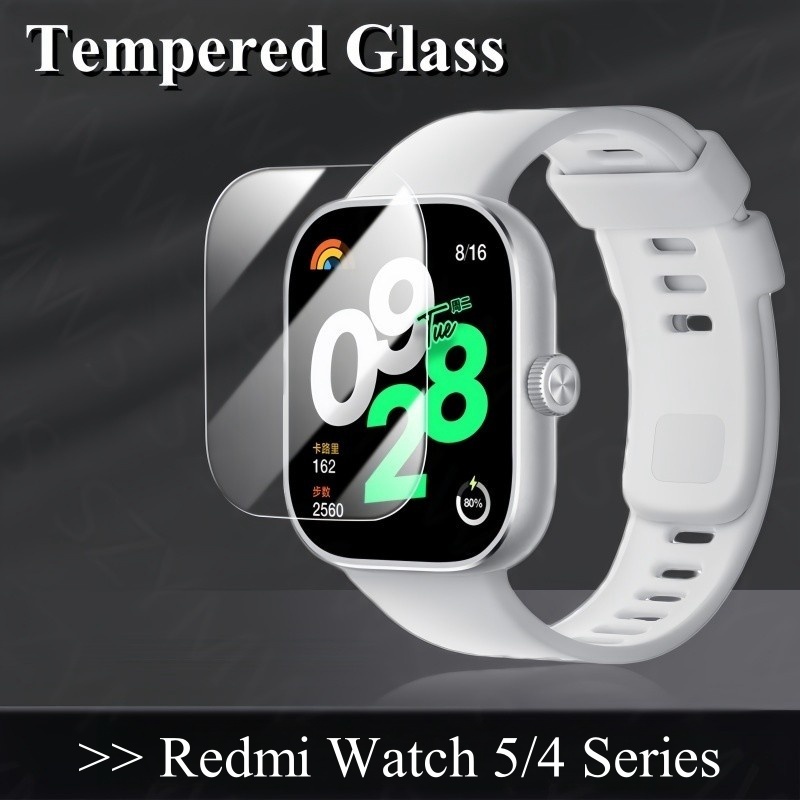 Vidro Temperado Para Redmi Watch 4 5 Active Lite Protetor De Tela Anti-Risco Filme De Transparente Smartwatch Relógio In