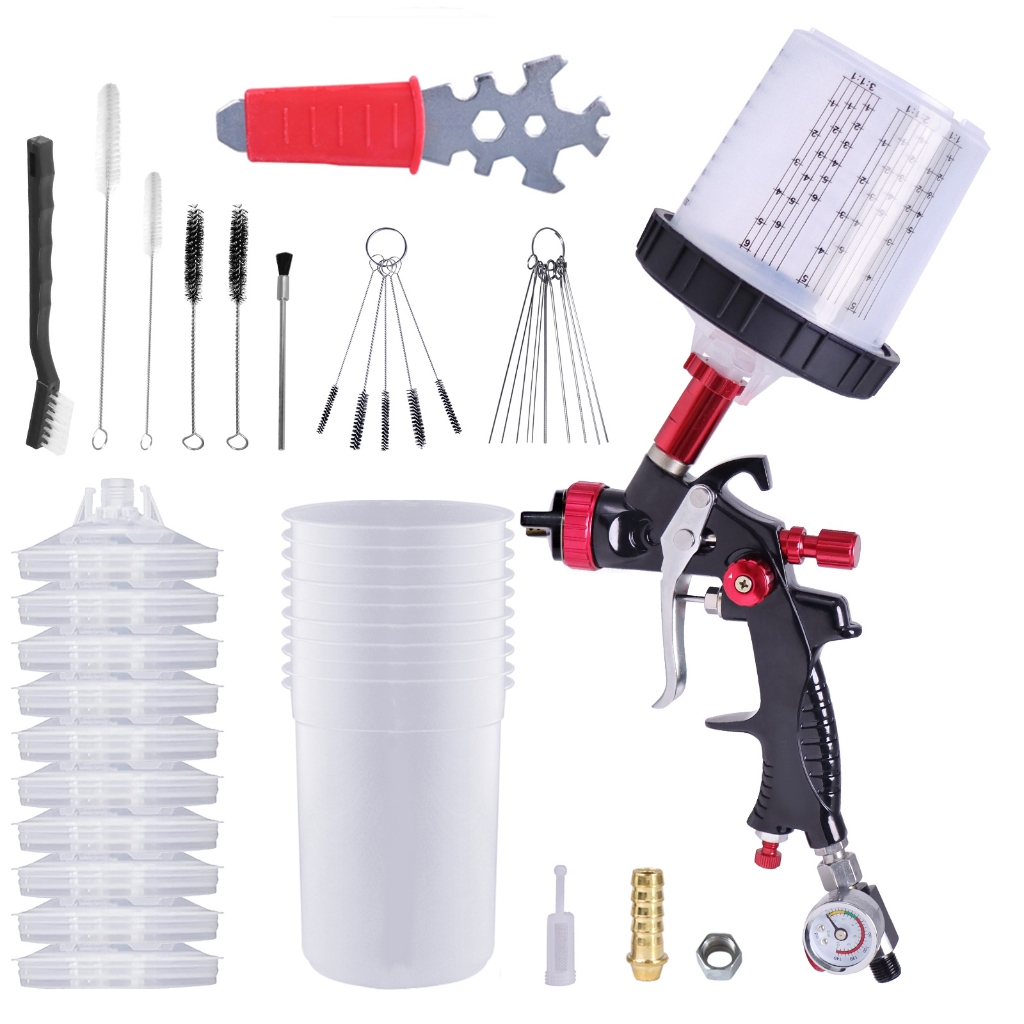 Bocal De 1,3mm 716 Pistola De Pintura HVLP Profissional Pincel De Pulverização Para Aerógrafo De Automóveis Ferramenta Pneumática