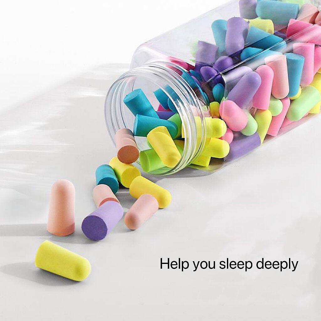 60 Tampões De Ouvido Para Isolamento Acústico , Redução De Ruído , Recuperação Lenta E Proteção Auditiva em Oferta na Shopee