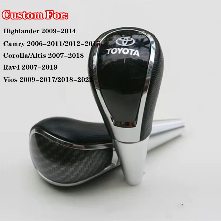 Toyota Corolla/Altis Cabeça De Engrenagem Automática Substituir Acessórios Peças Material ABS Para Rav4 Camry Alto-Falan