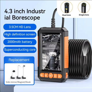 8mm HD 1080p Tubulação De Esgoto Industrial Endoscópio Flexível Lente Dupla Inspeção De Drenagem 2 Câmeras Duplas À Prov em Oferta na Shopee