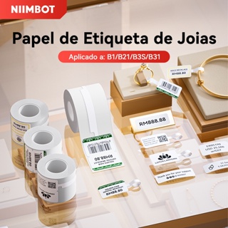 Niimbot B21/B1/B3S Papel De Rótulo De Joias , Preço De Óculos Adesivo Térmico De em Oferta na Shopee