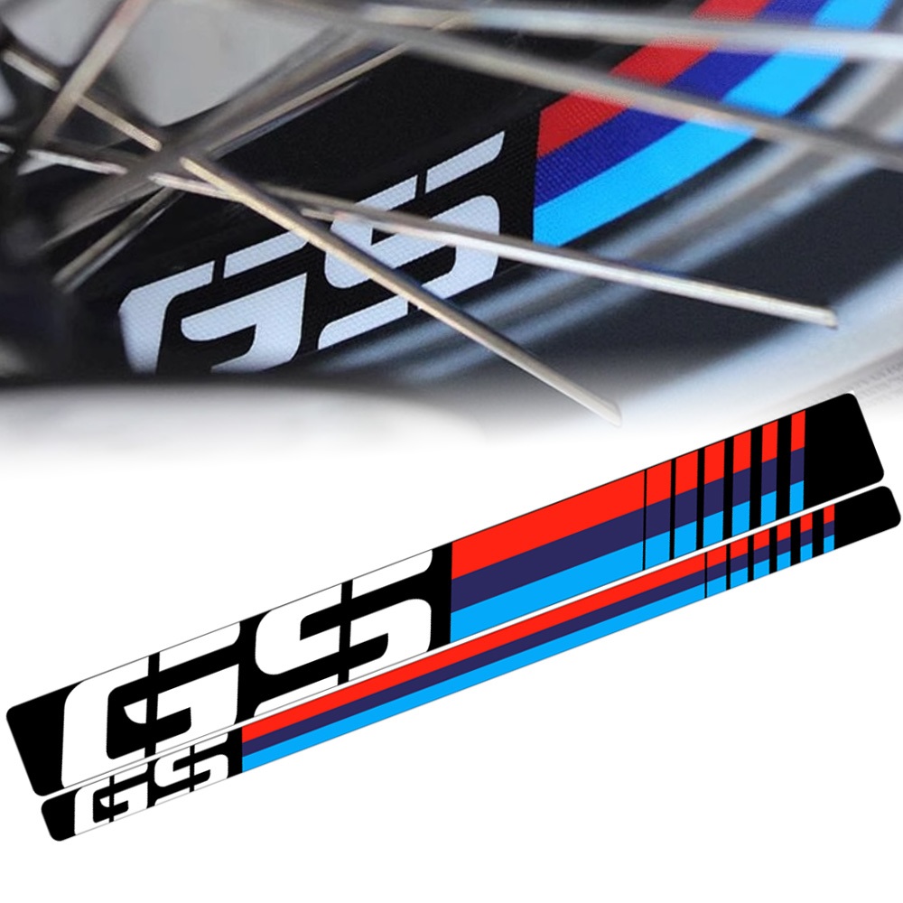 Adequado Para BMW GS1200 GS1250 Motocicleta Frente Traseira Reflexiva Roda Adesivo Quadro Decalque Logotipo Do Corpo Uni