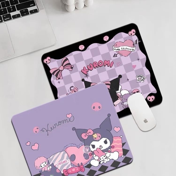 210 * 260mm Dos Desenhos Animados Kuromi Mouse Pad Mesa De Escritório Feminino , Teclado De Suporte De Mão Engrossado Al em Oferta na Shopee