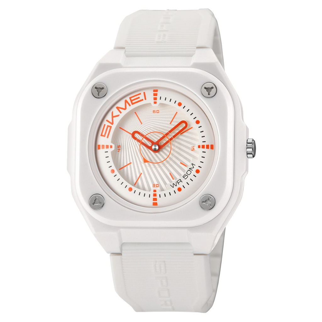 SKMEI 2329 Moda Lazer Esportes Homem À Prova Dwaterproof Água Relógio De Quartzo ABS Caso Pulseira De Silicone Quadrado 