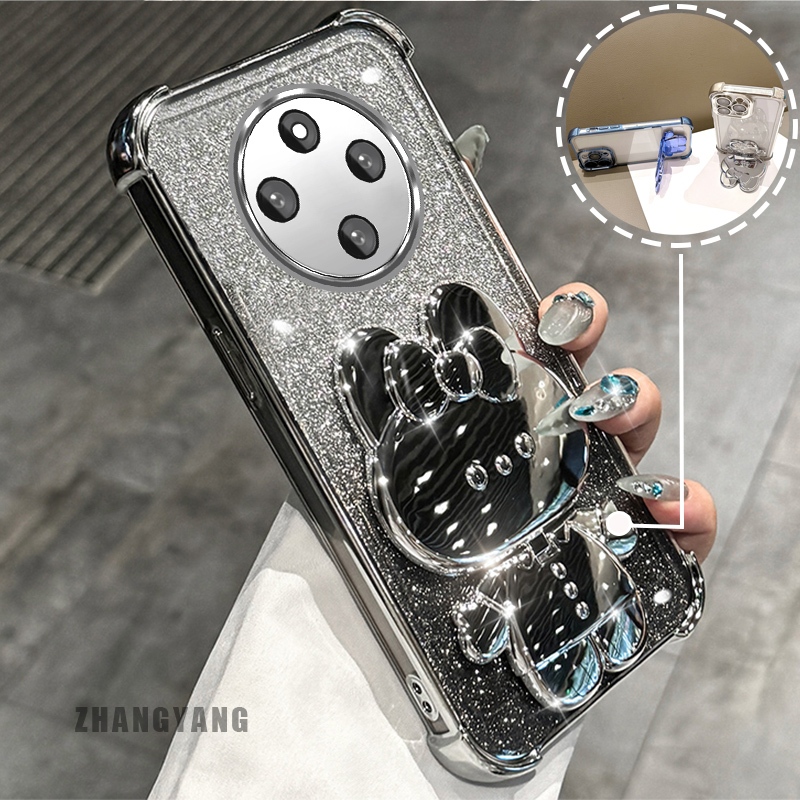 Capa Para Redmi 14C Pó Espumante Quatro Cantos Galvanoplastia anti Queda Caso De Telefone Estético Dos Desenhos Animados — imagem 2 de 2