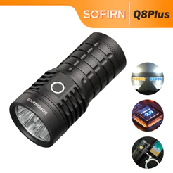 Sofirn Q8Plus (EC06) Lanterna LED Super Potente 16000lm USB C Recarregável 21700 Anduril 2.0 Com XHP50B