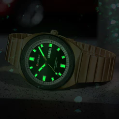 Novos Relógios Masculinos CURREN Marca Original De Aço Inoxidável Vintage Simples Luminoso Analógico Quartzo 8473 XS