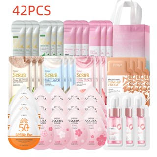 Conjunto De Amostras De 42 Unidades , À Prova De Choque , LAIKOU , 42 Peças , Cuidados Com A Pele Saco De Presente , Lim em Oferta na Shopee