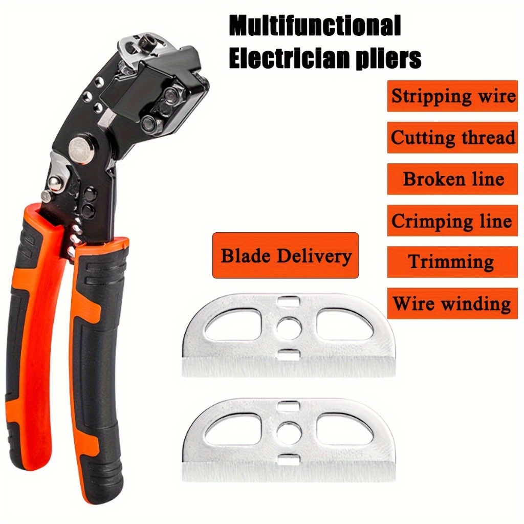 Ferramenta De Crimpagem Para Conectores De Fio Elétrico Isolados-Ferramentas De Catraca Disponível E Terminal .