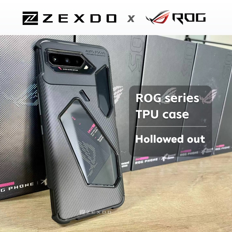 ZEXDO Para ASUS ROG Phone 2/3/5/5S/6/7/8/9 TPU Capa Protetora