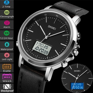 Skmei Moda Dual Time Analógico Display Digital Relógios Esportivos Masculinos 30M Relógio De Pulso Eletrônico De Quartzo em Oferta na Shopee