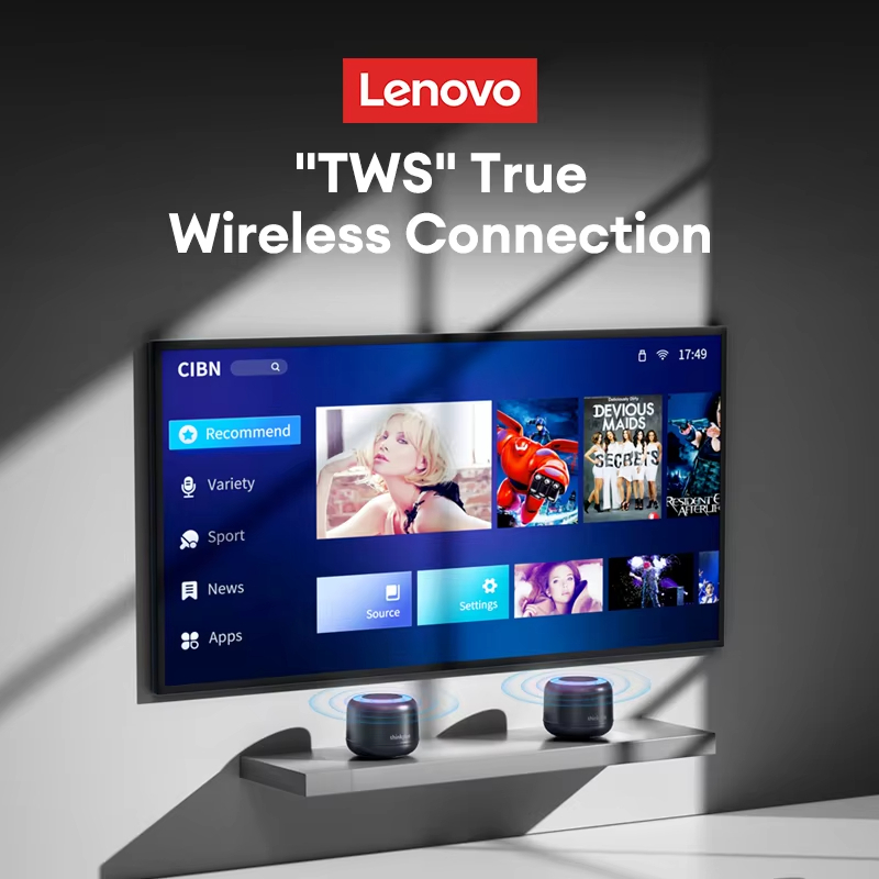 Lenovo Fones De Ouvido K14 Pro Novo Bluetooth 5.4 Alto-Falantes Surround Som Subwoofer Ultra Qualidade Portáteis Ao Ar L - detalhe