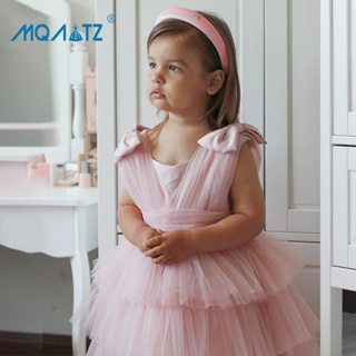 MQATZ Vestido De 1 Aniversário Rosa Para Meninas Bebê Voile Princesa Elegante Festa De Primeiro Batismo 0-4Y LAL15 em Oferta na Shopee