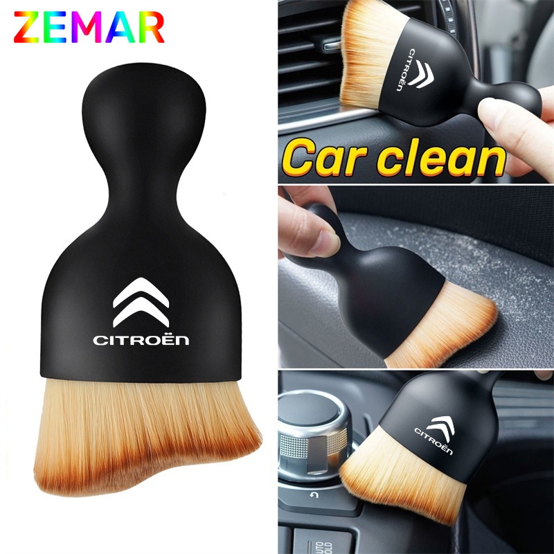 Citroen Limpeza interior do carro Escova de remoção de poeira Air Outlet Seat Gap Cleaning for c4 Cactus c5 c3 Aircross