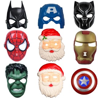 Máscara De Halloween Homem-Aranha Hulk Batman Capitão Estados Unidos Adereços De Fantasia em Oferta na Shopee