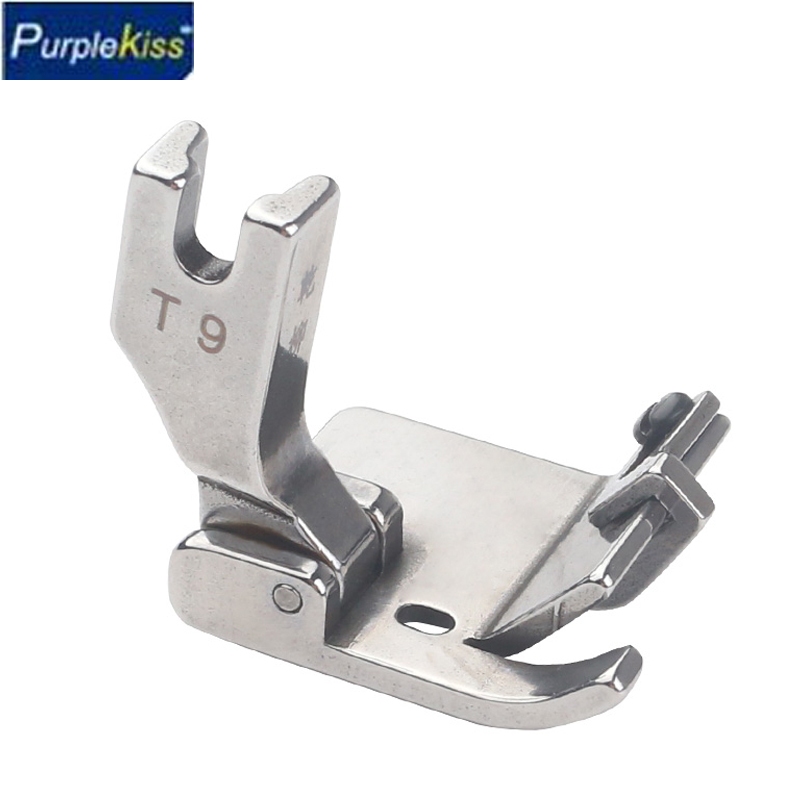 【Promoção】 # T9 Calcador Ajustável Borda De Bainha Para Máquina  Industrial 1pc em Oferta na Shopee