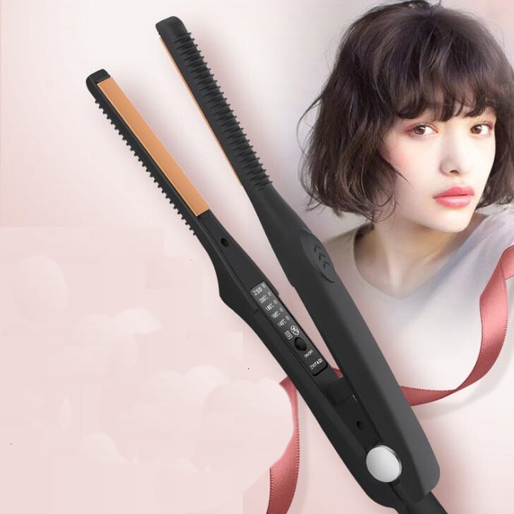 Chapinha Prancha De Cabelo Alisador De Cabelo 2 Em 1 E Ferro Cerâmico Para Modelar Cabelos